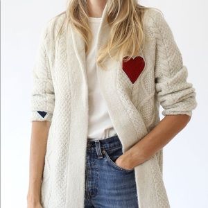 MOTHER Denim Fisherman Cardigan sz M